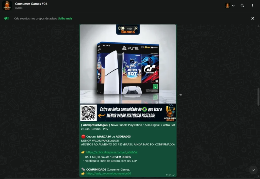 Menor valor Slim