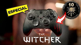Oficial! Primeiro Unboxing do Xbox controle The Witcher 3 10th do Brasil