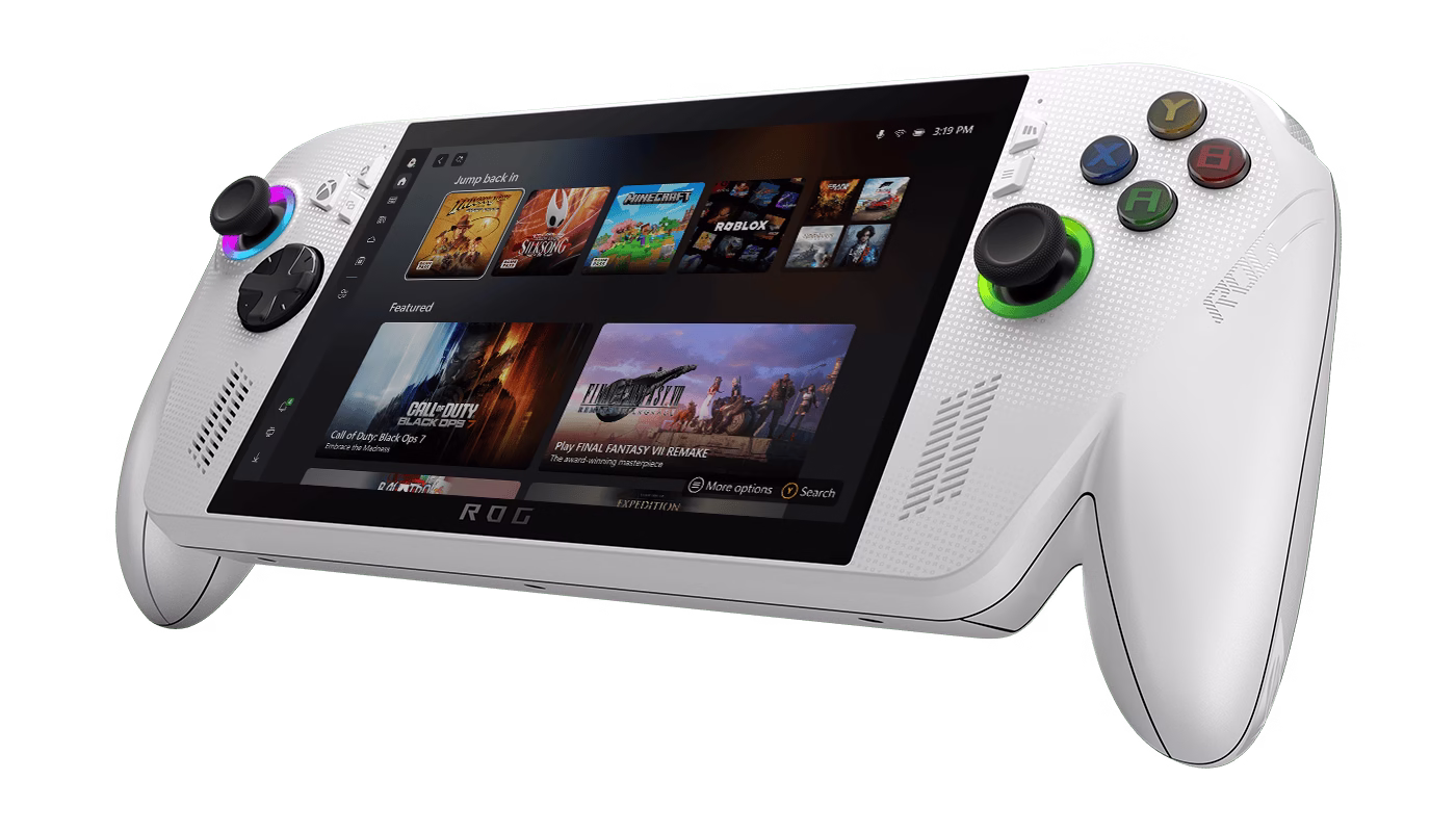 ROG Xbox Ally: Portátil da Microsoft Chega Amanhã nas Lojas, Mas Brasil Fica de Fora do Lançamento Global