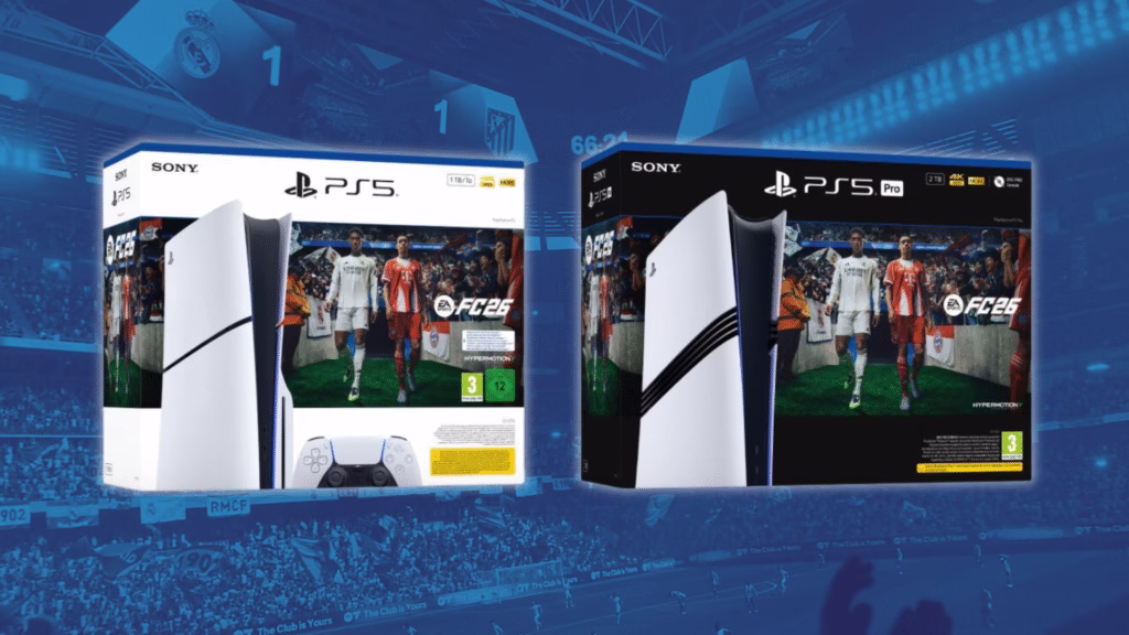 Novo bundle PS5 com EA Sports FC 26 é anunciado no Reino Unido