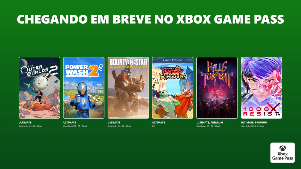 Shocktober Xbox e Game Pass Outubro 2025: The Outer Worlds 2, PowerWash Simulator 2 e os 10 Melhores Jogos Com até 90% de Desconto