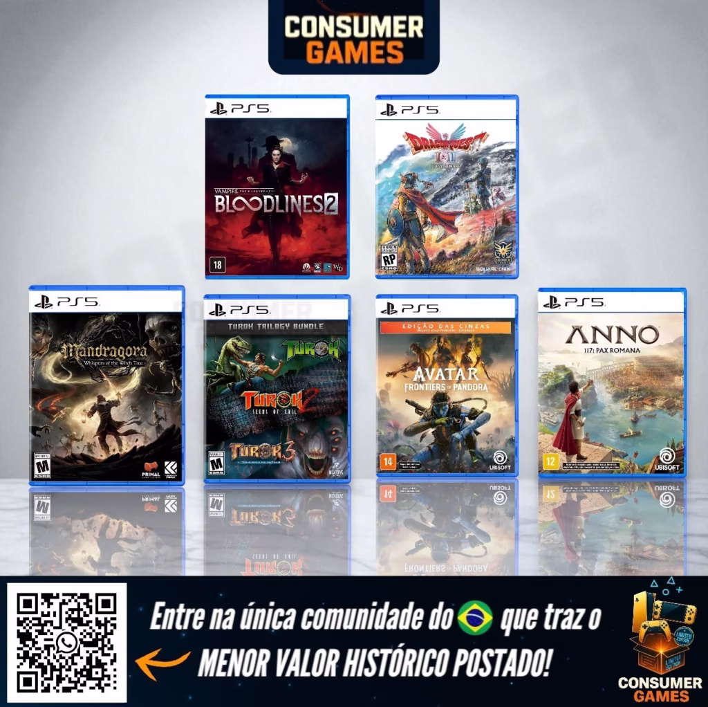 Jogos de PS5 Atingem Seu Menor Valor Histórico no 11.11